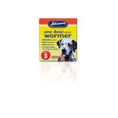 One dose wormer For dogs