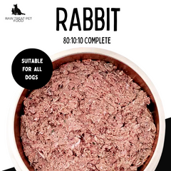 RAW TREAT PETFOOD - Rabbit (PER BLOCK)