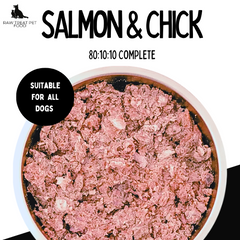 RAW TREAT PETFOOD - Salmon & Chicken
