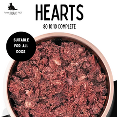 RAW TREAT PETFOOD - Hearts (PER BLOCK)