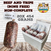 BULMERS RAW Dog Food 20 x 454g Non Complete Bone Free - BEEF AND TRIPE