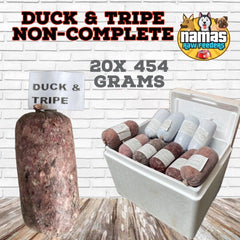 BULMERS RAW Dog Food 20 x 454g Non Complete - DUCK AND TRIPE