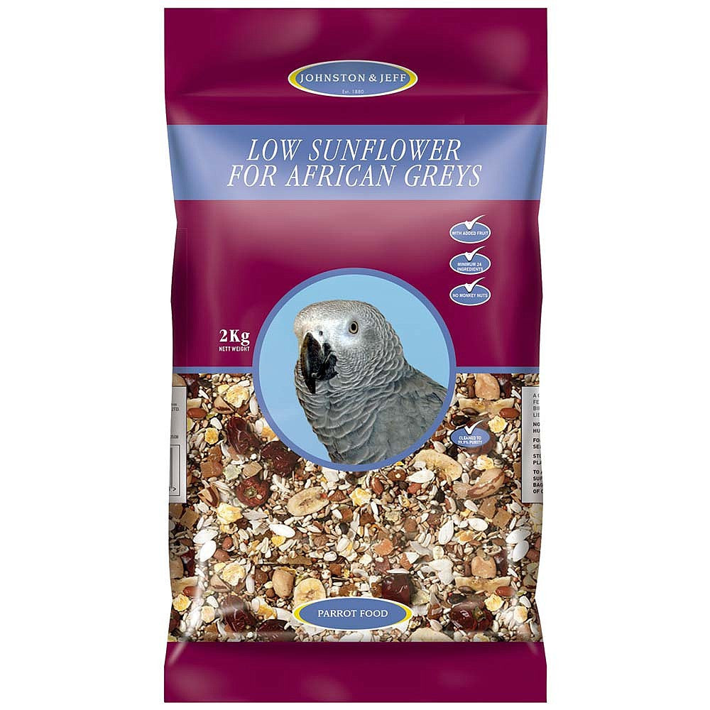African Grey Low Sunflower Blend 2kg