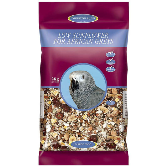 African Grey Low Sunflower Blend 2kg