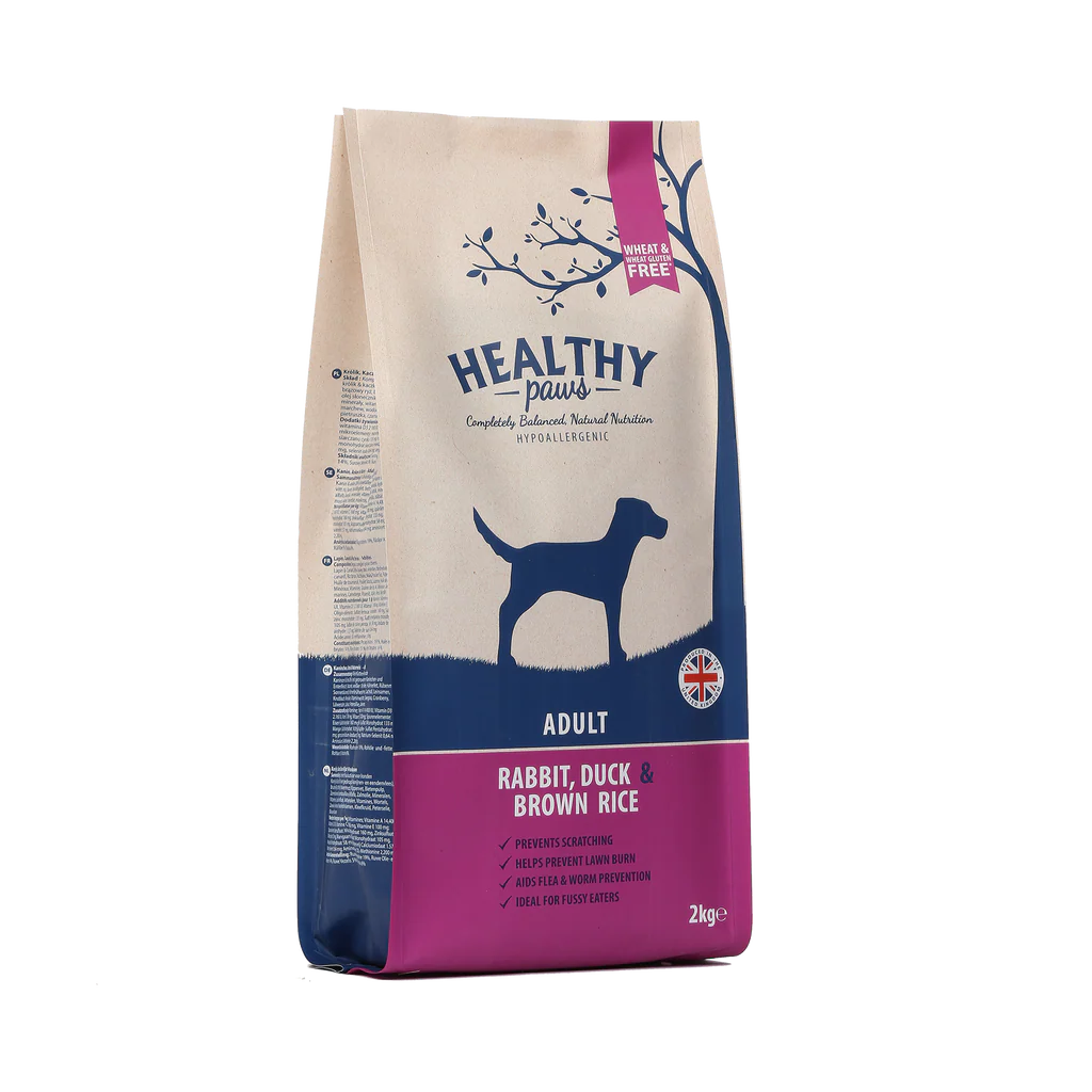 Healthy Paws Rabbit Duck & Brown Rice