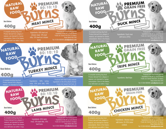 Burns Premium Raw - Choose your mix 10